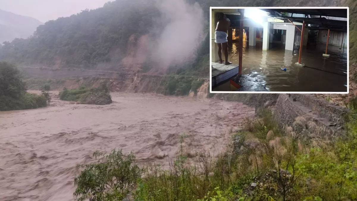 उत्‍तराखंड में नदियां विकराल, धारी देवी मंदिर को छू रही नदी; हनुमान जी के दरबार में पहुंची अलकनंदा